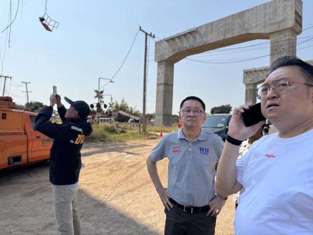 ‘เพื่อไทย’ ส่ง ‘ประเสริฐ’ เร่งประสานช่วยเหลือผู้บาดเจ็บเครนถล่ม