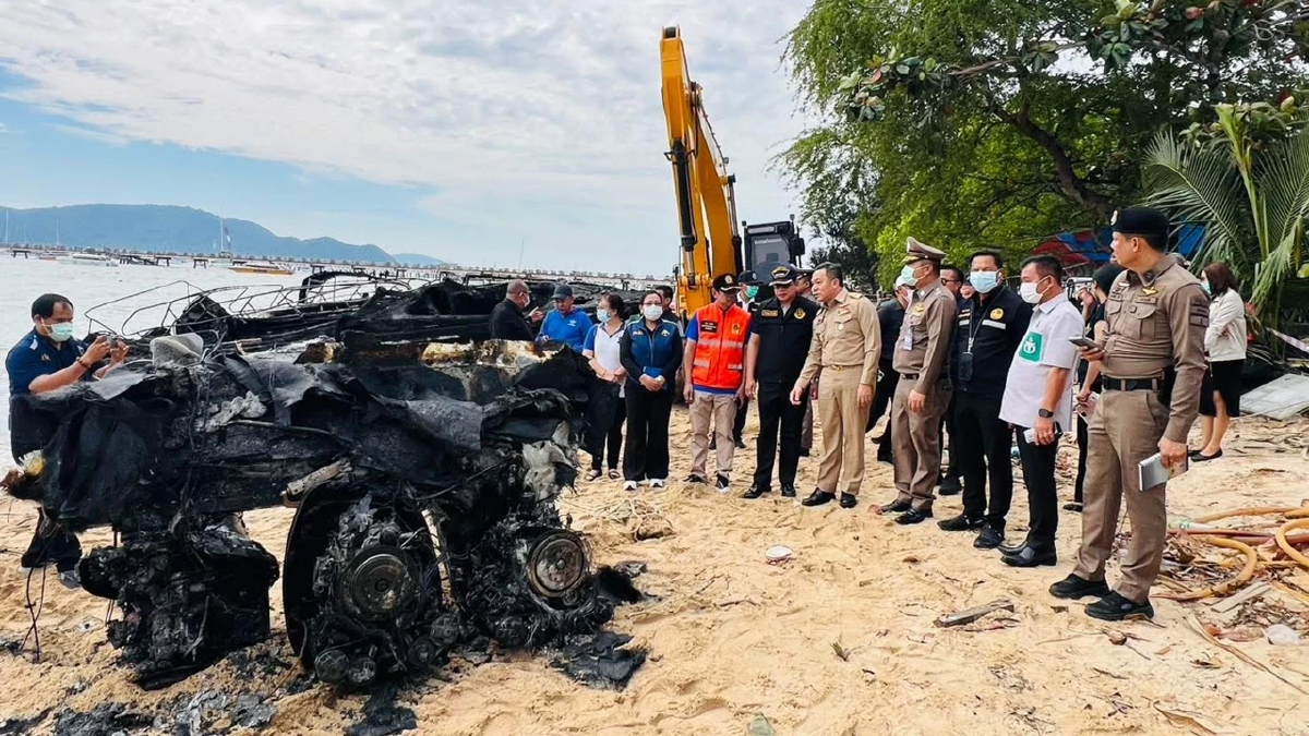 วอด 40 ล้าน สปีดโบ๊ท 24 ลำไฟไหม้ที่ภูเก็ต ผู้ว่าฯสั่งเร่งเยียวยา