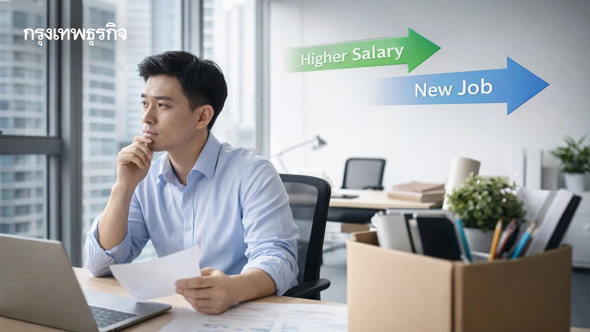 เผยอัตราเงินเดือนพนักงานเอกชน -แนวโน้มการย้ายงาน ปี 69