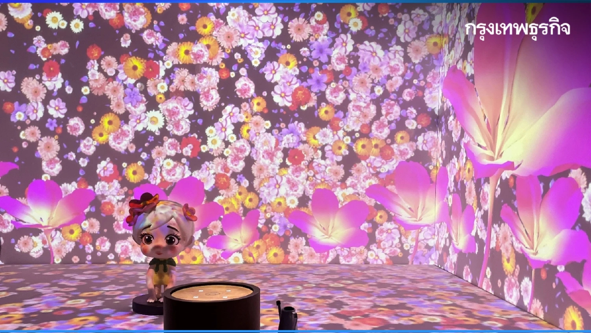 BLOOM in Four Seasons นิทรรศการศิลปะดิจิทัล อิมเมอร์ซีฟ อบอุ่นใจ
