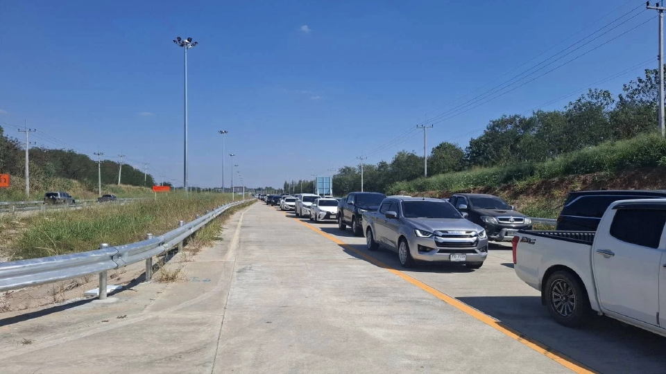 เปิดช่องพิเศษ ถ.มิตรภาพ กม.54-พรุ่งนี้ 06.00 เปิด M6 ถึงบางปะอิน