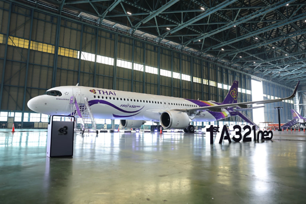 น้องใหม่‘แอร์บัส A321neo’ของ‘การบินไทย’  ลดปล่อยก๊าซคาร์บอนฯ20% -ใช้เชื้อเพลิงยั่งยืนได้50%