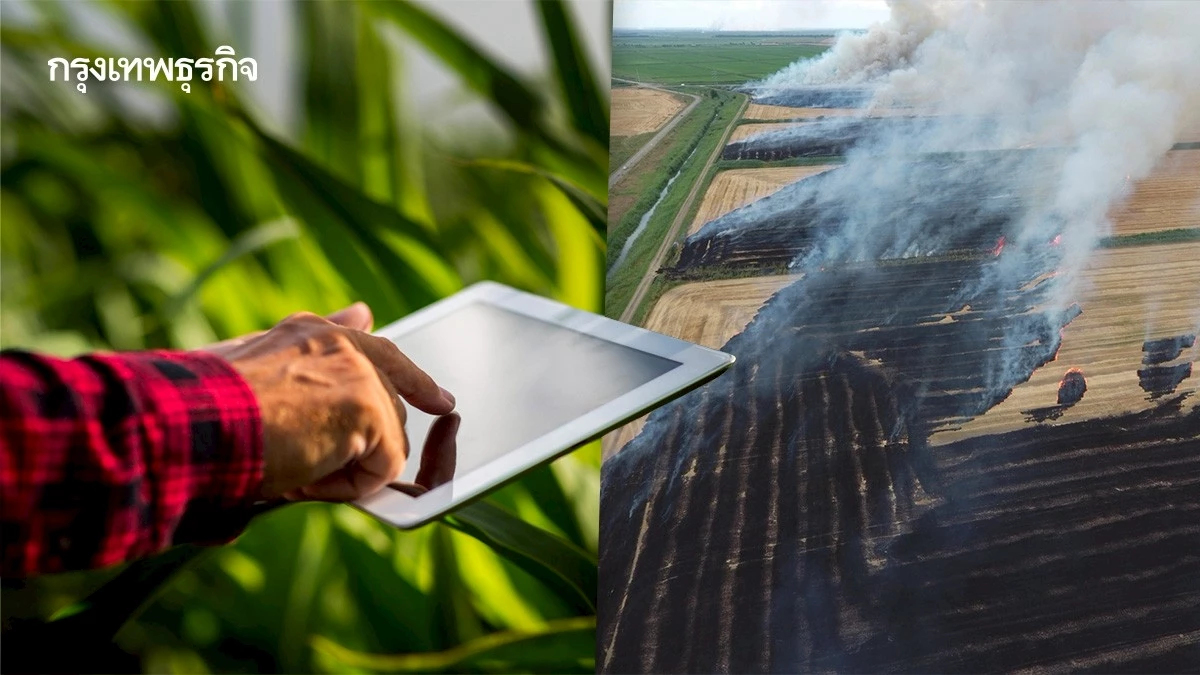 เทคโนโลยีดิจิทัล จัดการฝุ่นจาก ' ภาคเกษตร'  อย่างยั่งยืน