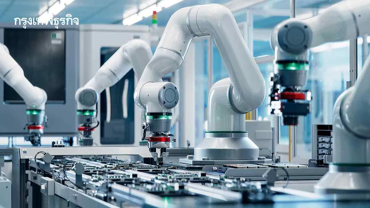 ไทยใช้หุ่นยนต์กระจุกตัวอุตฯไฟฟ้า-ยานยนต์ ส่วนจีน-เวียดนามพัฒนาโรบอตภาคผลิตโตเด่น