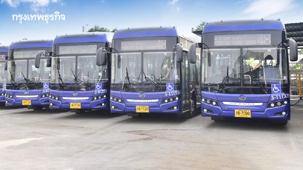 รถเมลล์อีวี1.5พันคันไม่เป็นไปตามแผน   ครม.อนุมัติกู้9พันล้านเสริมสภาพคล่อง
