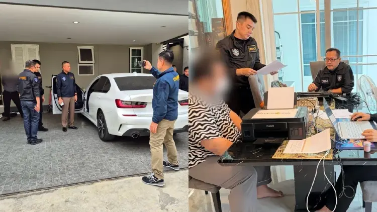 ค้นบ้านเจ้าแม่เว็บพนัน พี่เอี่ยวเงินหมุนเวียน 680 ล้าน ลุยยึดทรัพย์