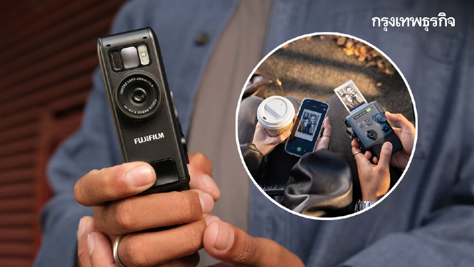 กล้องย้อนวัย 'instax mini Evo Cinema' กล้องอินสแตนท์ถ่ายวิดีโอได้