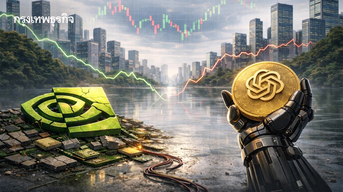 Nvidia เบรกลงทุนแสนล้านใน OpenAI  หรือดีลใหญ่เอไอสะท้านโลกจะล่ม?