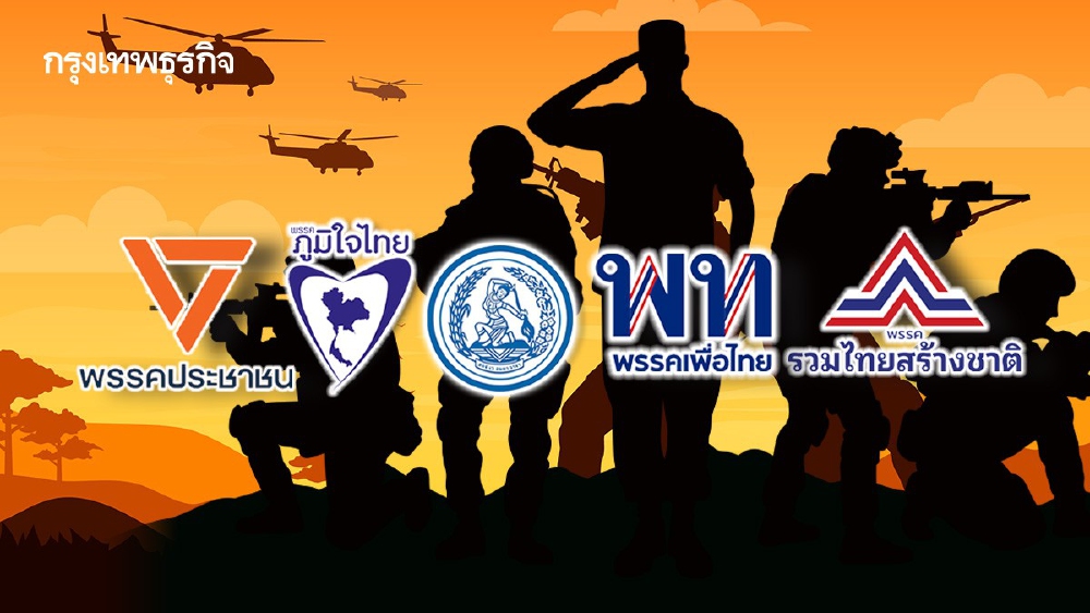.ส่องนโยบาย5พรรค กลางกระแส'ทหารมีไว้ทำไม'? ปชน.วาทกรรมตามหลอน.
