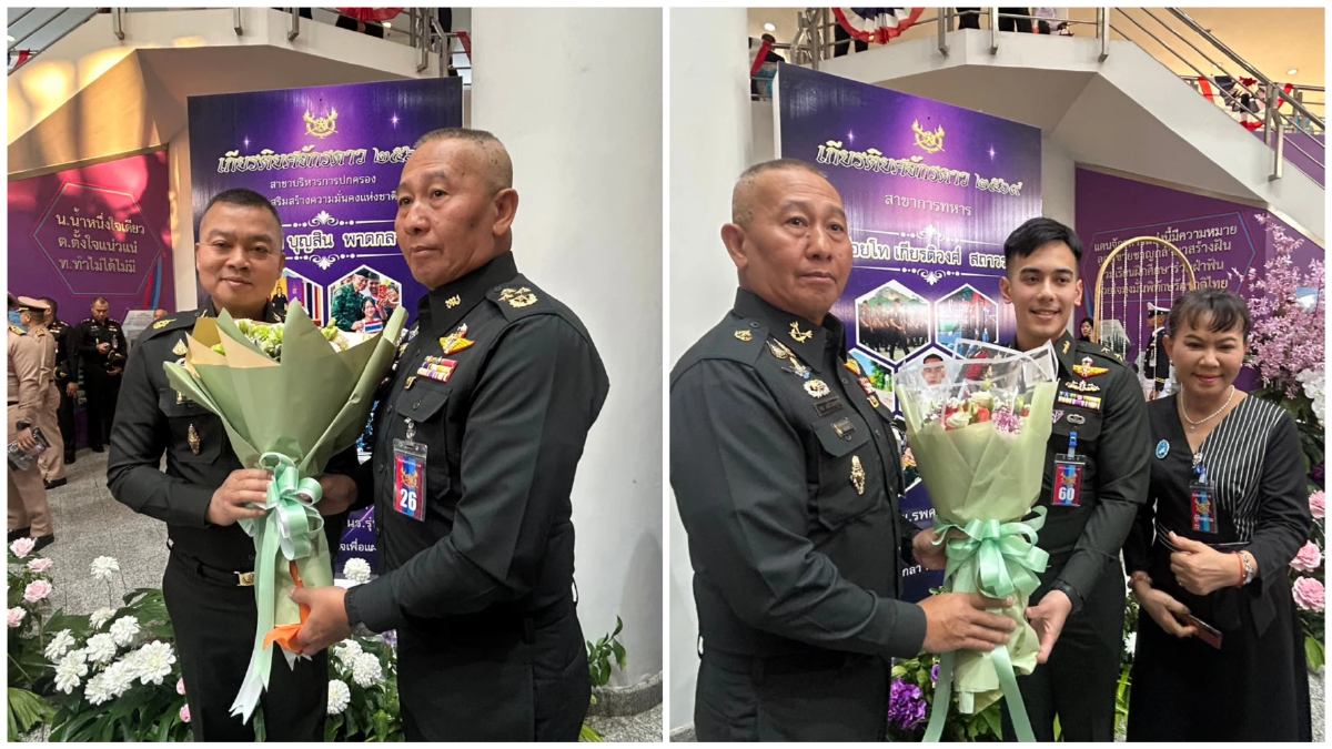 แห่ยินดี 'ผบ.เหล่าทัพ-แม่ทัพกุ้ง -หมวดบุ๊ค' รับเกียติยศจักรดาว