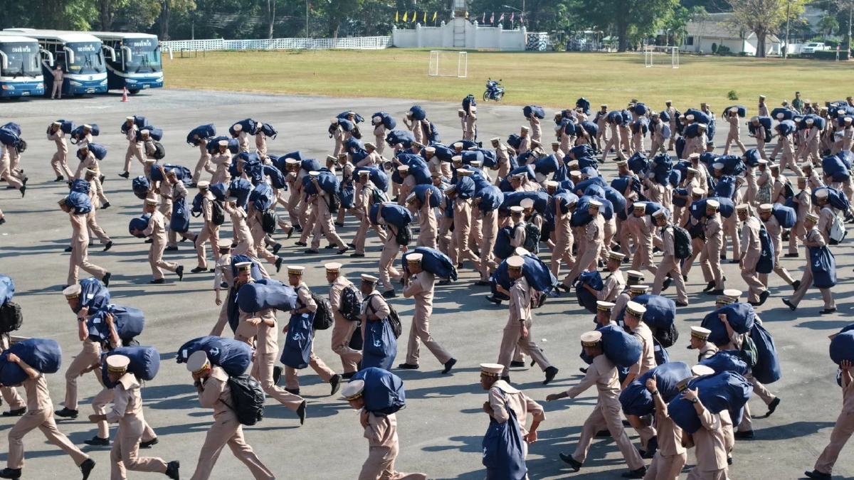 ผบ.ศูนย์ฝึกทหารใหม่ ส่ง ทหารกองประจำการ  2,934 นาย ให้หน่วยสังกัด ทร.