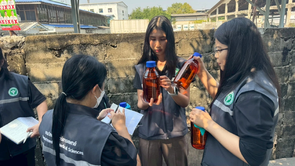 กรมวิทย์ เผยผลสุ่มตรวจอาหาร-น้ำ พื้นที่สารเคมีรั่วไหล