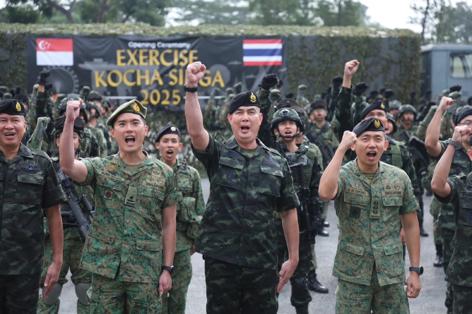 ทบ.ไทย–ทบ.สิงคโปร์ ฝึกผสมคชสีห์ เสริมแกร่งทางทหาร-ความมั่นคงภูมิภาค