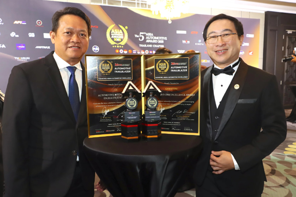 GS BATTERY คว้า 2 รางวัลเวที The 5th Asia Automotive Award 2025 – Thailand Chapter (AAA)