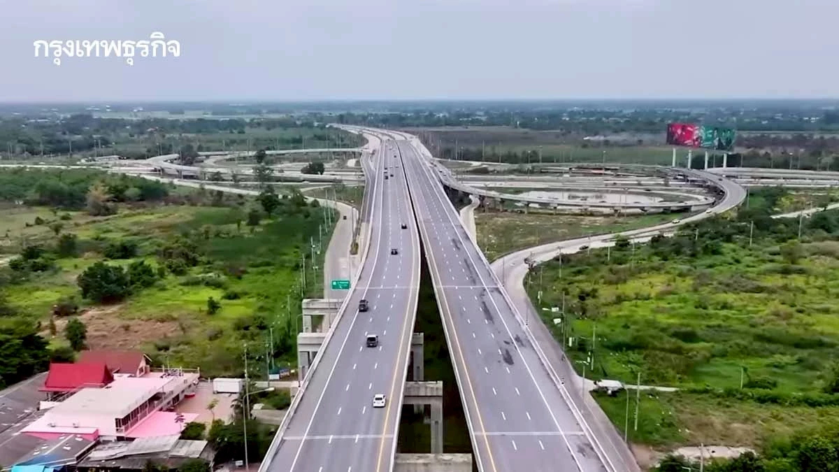 สรุปเวลาเปิด M6 ขากลับเข้ากรุงเทพฯ วิ่งฟรีถึง 5 ม.ค.นี้ เช็กด่วน!