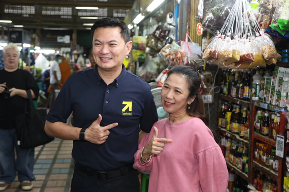 'ดร.เอ้' ช่วย'กัณฑ์ชาติ'หาเสียง ปลื้ม พรรคไทยก้าวใหม่ ผลตอบรับดี
