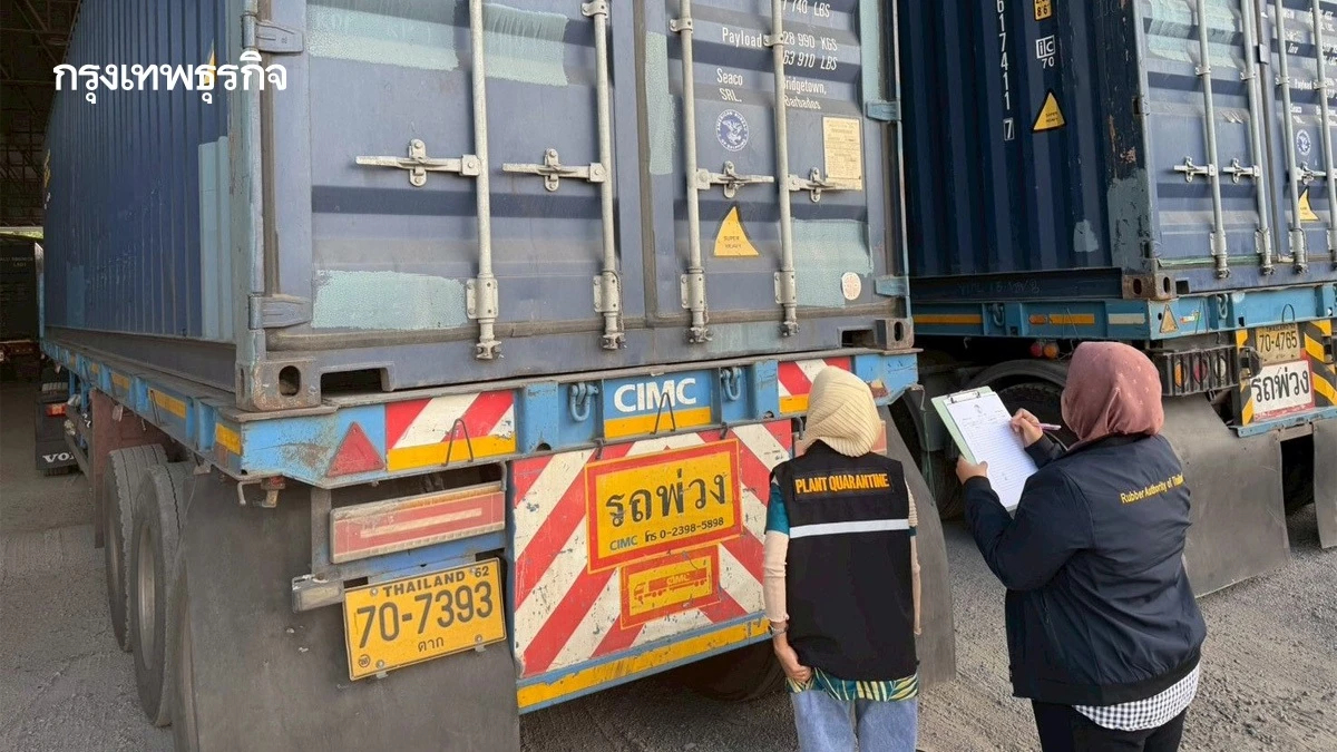 กยท. คุมเข้ม 2เดือนแรก เก็บค่ายางผ่านแดนไทย ที่ระนอง 32 ราย  2.84 แสน กก.   1.42  แสนบาท