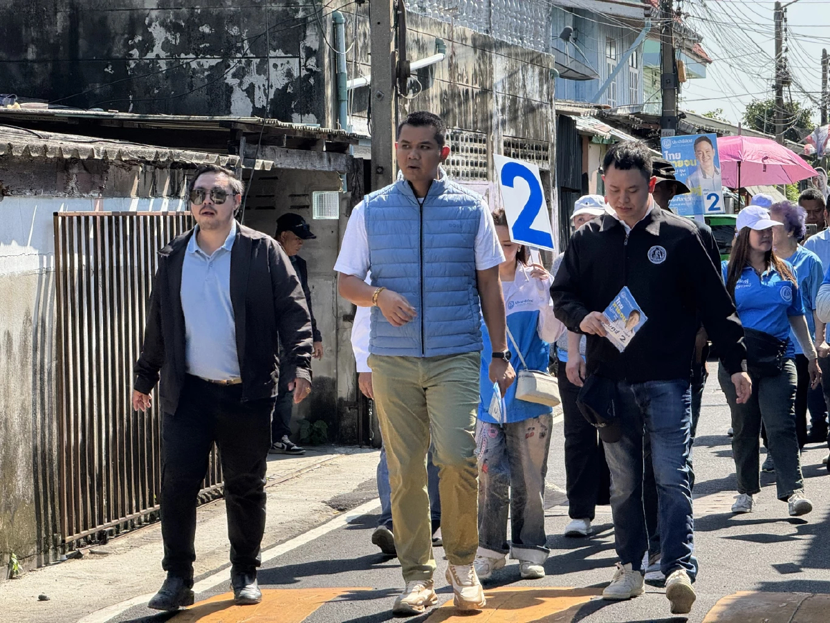 'ชัยชนะ' เดินสาย สมุทรสาคร บอกหากเป็นรัฐบาล จ่อดันนโยบายแรงงาน