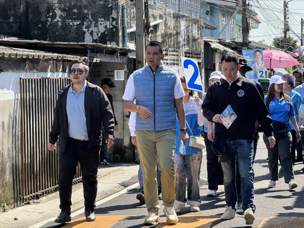 'ชัยชนะ' เดินสาย สมุทรสาคร บอกหากเป็นรัฐบาล จ่อดันนโยบายแรงงาน