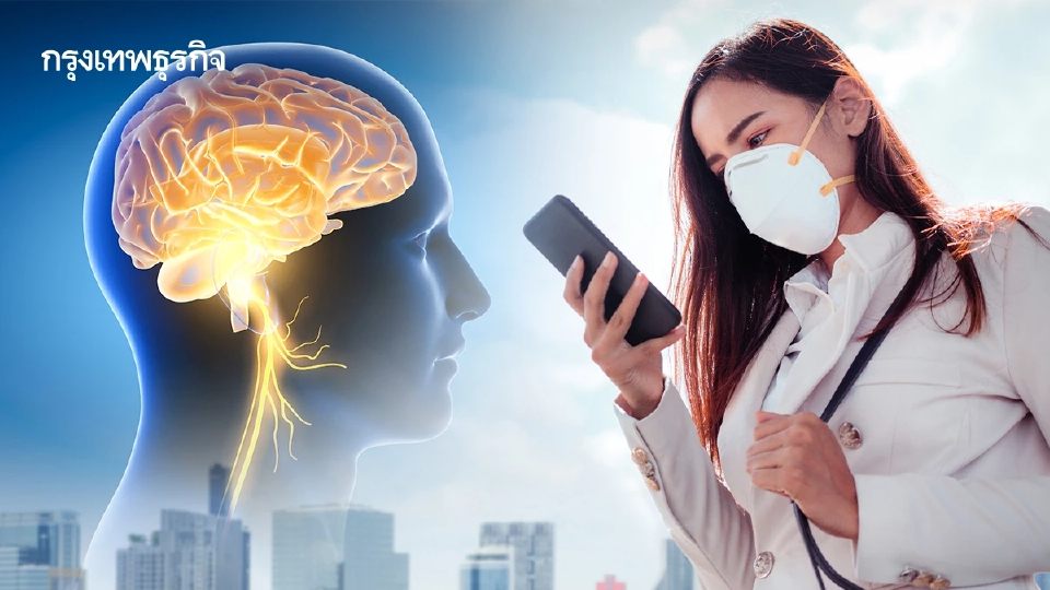 สูดฝุ่น 'PM2.5' ไม่ใช่แค่ปอดพัง ย้ำเลี่ยงวันฝุ่นหนา สวม N95 เซฟสมอง