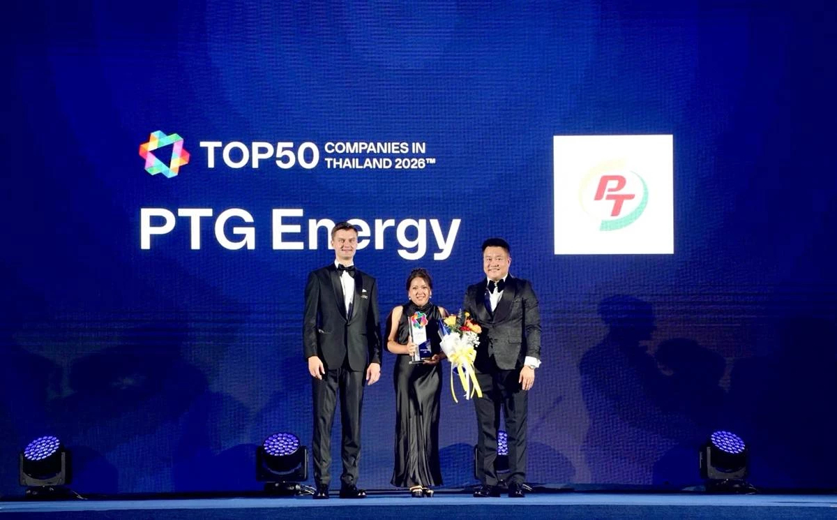 PTG ติดอันดับ 38 Top 50 Companies in Thailand 2026