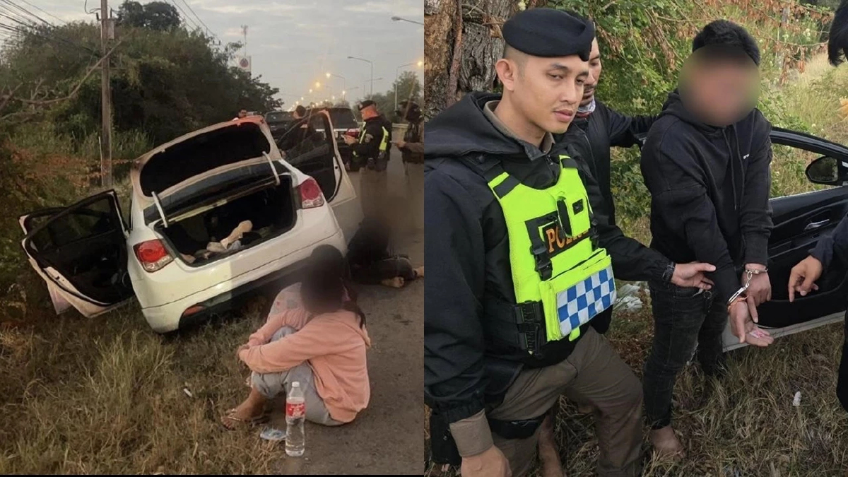 ระทึก สกัดรถต้องสงสัยสามจุด จับ 4 หญิง 4 ชาย ยึดยาบ้ากว่า 50 ล้านบาท