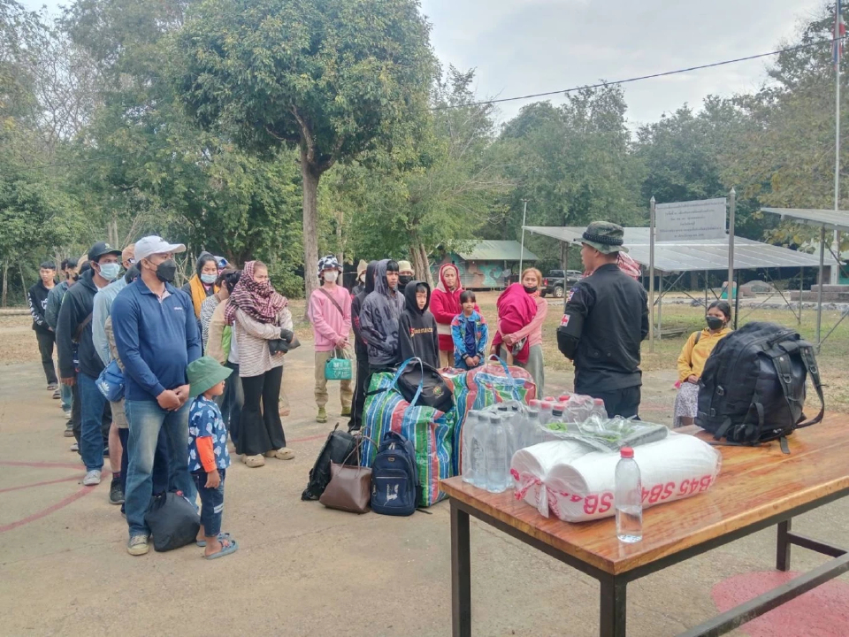 'ฉก.นย.' จันทบุรี จับ 30 ชาวกัมพูชา หลบหนีเข้าชายแดนไทย