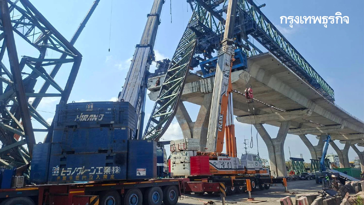 อัปเดตล่าสุด เครนถล่มพระราม 2 เร่งรื้อโครงสร้าง M82 สะพานท่าจีน