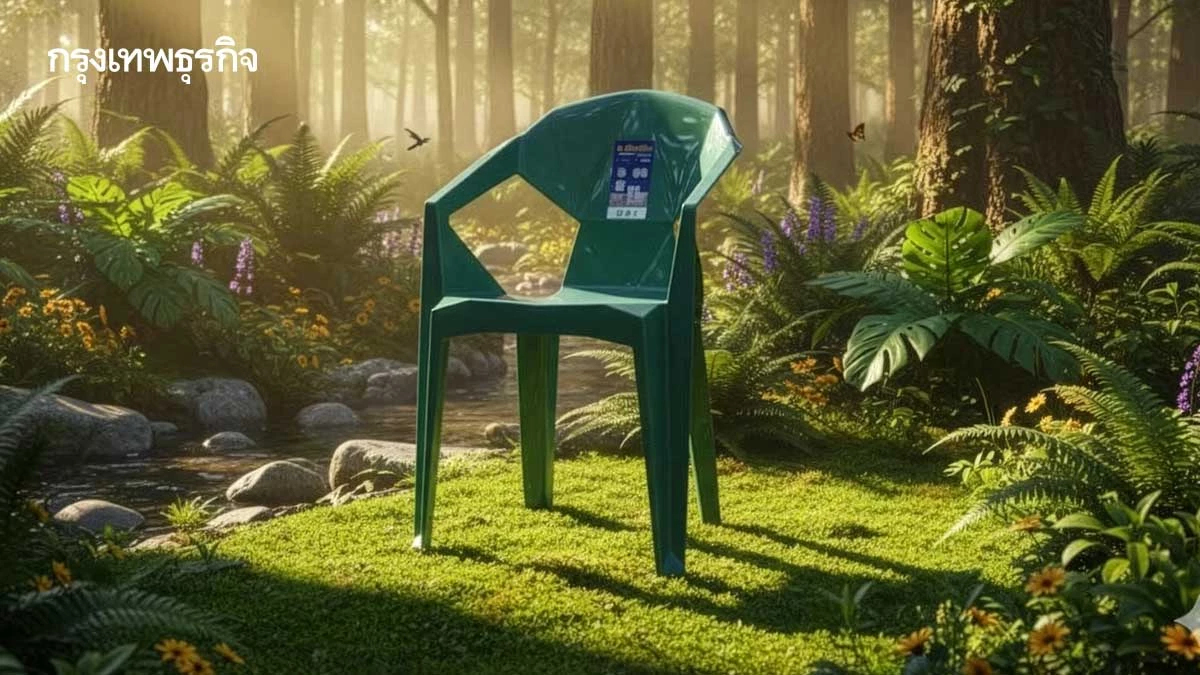 นวัตกรรม“เก้าอี้เขียวเปลี่ยนโลก”  เมืองต้นแบบยั่งยืน“ไม่เทรวม”