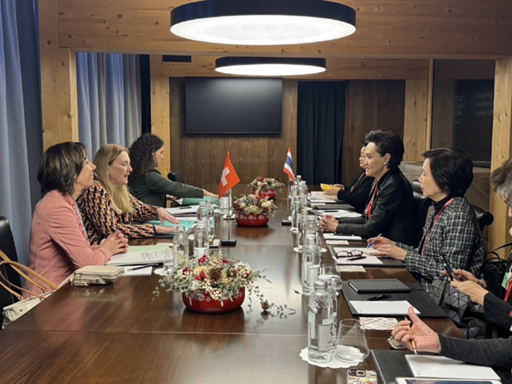 ‘ศุภจี’ พบกระทรวงเศรษฐกิจสวิส เร่งบังคับใช้ FTA ไทย–เอฟตา ตั้งเป้าปี 2570