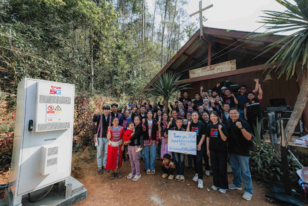 "ทรู"เชื่อมชีวิตนำสัญญาณมือถือสู่บ้านเลาสูนอก ยกระดับเศรษฐกิจชุมชนชายขอบ