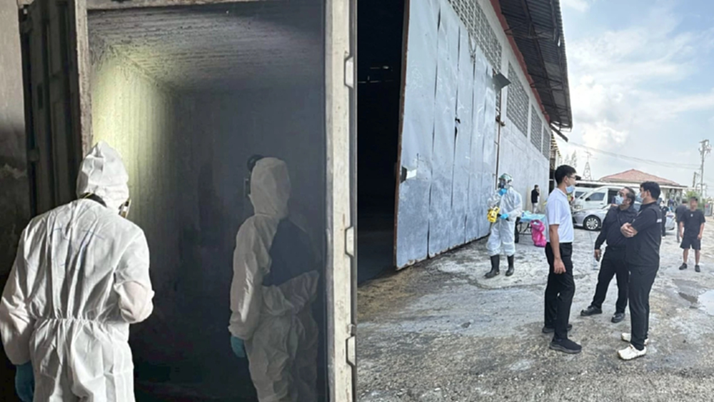 บุกโรงงานหลอมอะลูมิเนียมที่สมุทรสาคร ตรวจยึดกากตะกรัน 129 ตัน