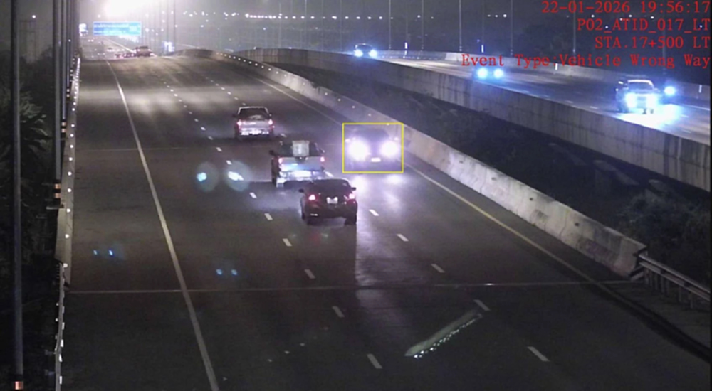 กรมทางหลวง ใช้ AI บน มอเตอร์เวย์ M81 ตรวจจับรถย้อนศร ส่งดำเนินคดีทันที