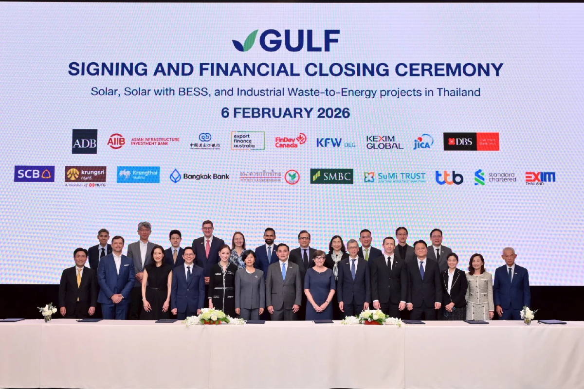 GULF ปิดดีลเงินกู้ 6 หมื่นล้าน ลุยพลังงานสะอาด 939 เมกะวัตต์