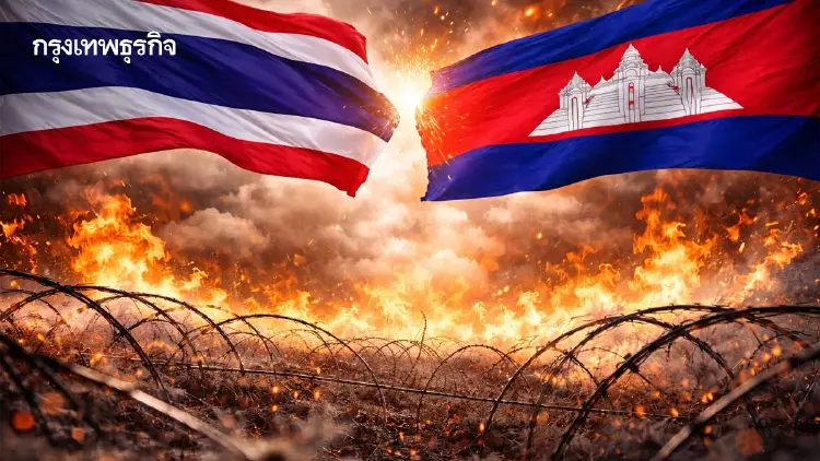 เกาะติดไฟไหม้ชายแดนไทย-กัมพูชา (18 ก.พ. 69) ทภ. 2 ยันไร้ผลกระทบ