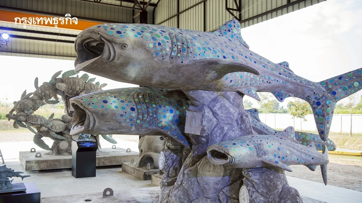 ประติมากรรม Ocean for Life ลานศิลปะใต้ทะเลแห่งใหม่เพื่อการอนุรักษ์ท้องทะเล