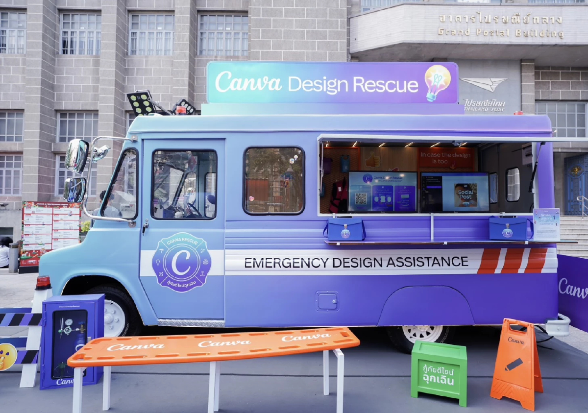 หน่วย 'Canva' กับปฏิบัติการ 'กู้ภัยดีไซน์ฉุกเฉิน' Bangkok Design Week
