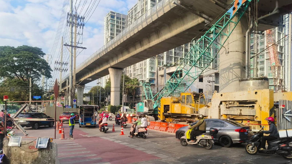 กระทบผู้ใช้ทาง ปิดถนนจรัญฯ 7 วัน ปิดเบี่ยงจราจรสายสีส้ม บางขุนนนท์