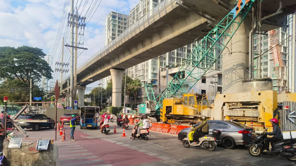กระทบผู้ใช้ทาง ปิดถนนจรัญฯ 7 วัน ปิดเบี่ยงจราจรสายสีส้ม บางขุนนนท์