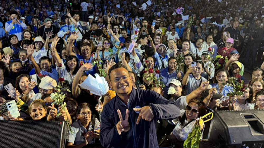 ‘ปชป.’ ปราศรัยใหญ่เมืองคอน ขอโทษ ปชช. ง้อโหวตเตอร์คืนรัง กาฟ้า ล้มเทา