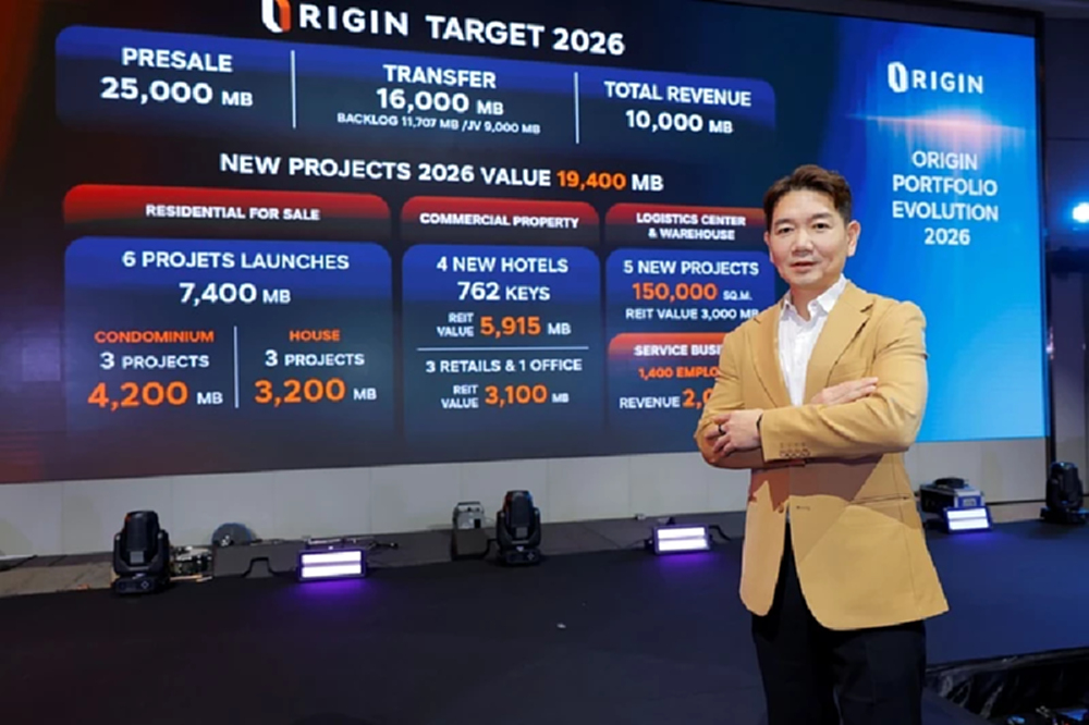 ออริจิ้น รุก 5 ธุรกิจลดเสี่ยงสู้ความผันผวน ปักธงรายได้ 1 หมื่นล้าน