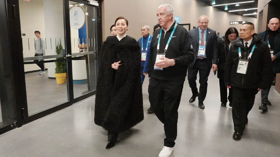 พระราชินี เสด็จทอดพระเนตรฮอกกี้น้ำแข็งชาย ชิงเหรียญทองแดง โอลิมปิกฤดูหนาว 2026