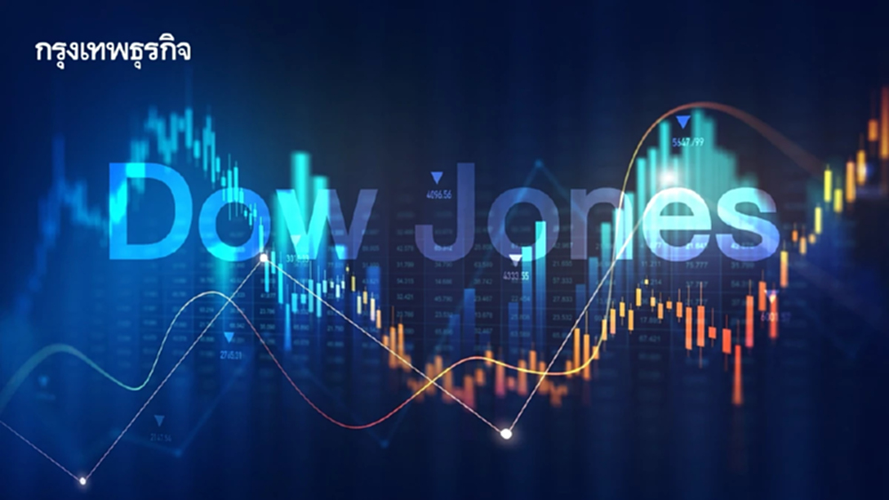 ดาวโจนส์ ทุบสถิติปิดสูงสุดใหม่ S&P 500 ลดลง กังวลเอไอฉุดหุ้นแบงก์