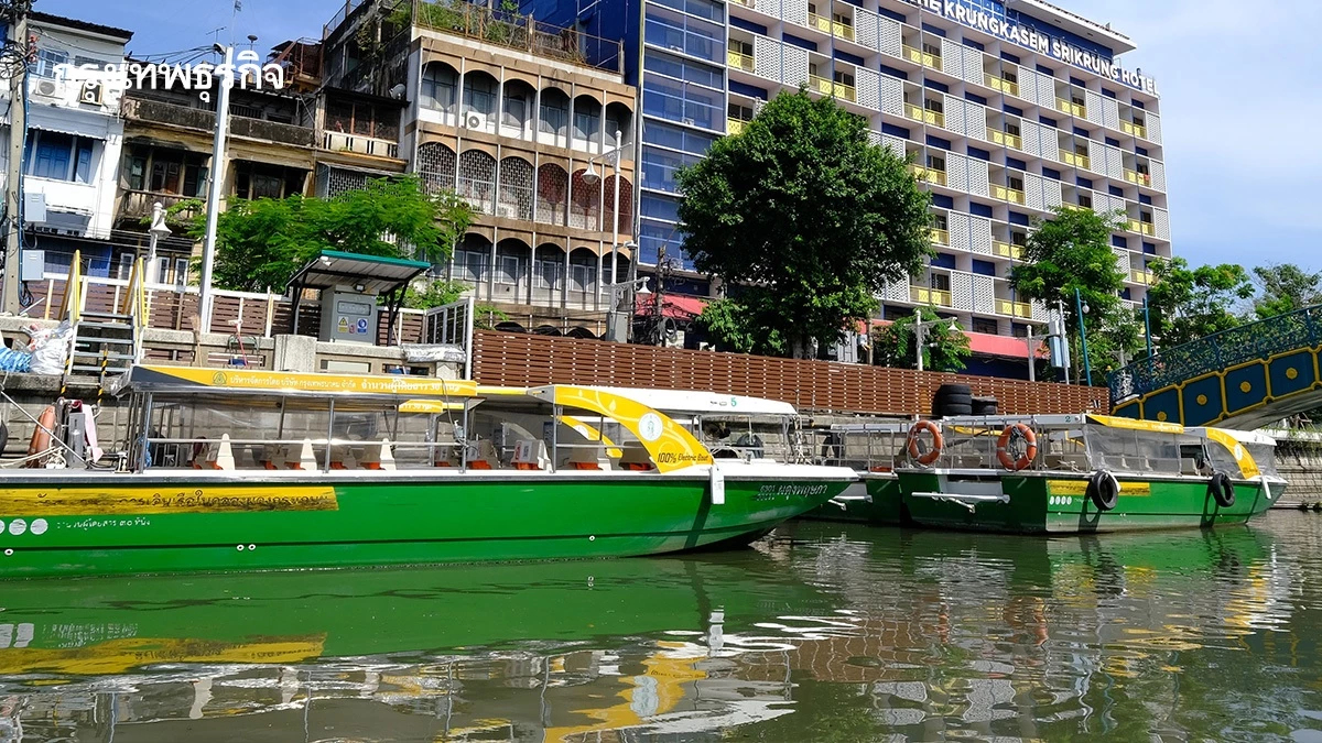 14 จุดเช็กอิน คลองผดุงฯ นั่งเรือแท็กซี่ไฟฟ้า เที่ยวบางลำพูฟรี!