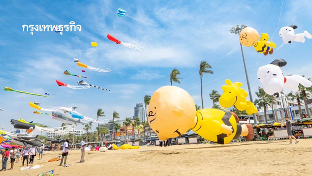ปฏิทินท่องเที่ยว เทศกาลว่าวนานาชาติพัทยา 2026 พาเหรดว่าวยาวที่สุดในไทย