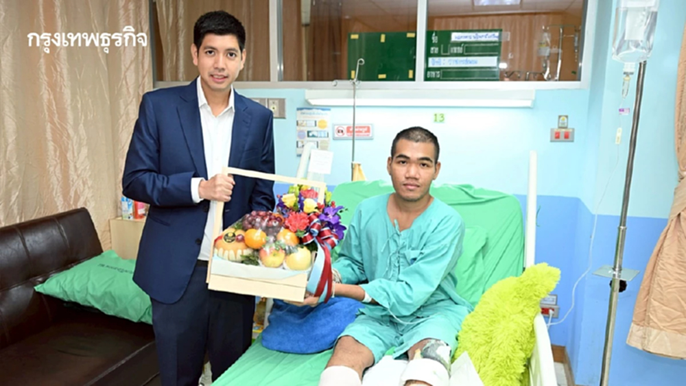 GULF เข้าเยี่ยมให้กำลังใจ 'เหล่าทหารกล้า' จากภารกิจปกป้องอธิปไตยของชาติ