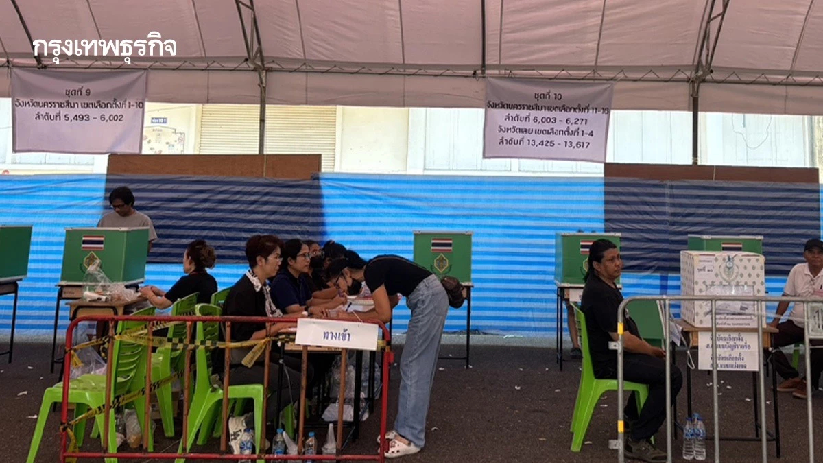 ประเวศคึกคัก! ใช้สิทธิเลือกตั้งล่วงหน้า ‘ราม 2’ จัดระเบียบดี เข้าคูหาไม่ถึง 5 นาทีเสร็จ