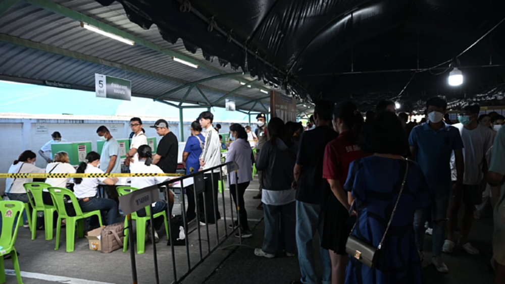 ‘เลือกตั้งล่วงหน้า’ คึกคัก กทม. เขตบางกะปิ ปชช.ใช้สิทธิมากที่สุด