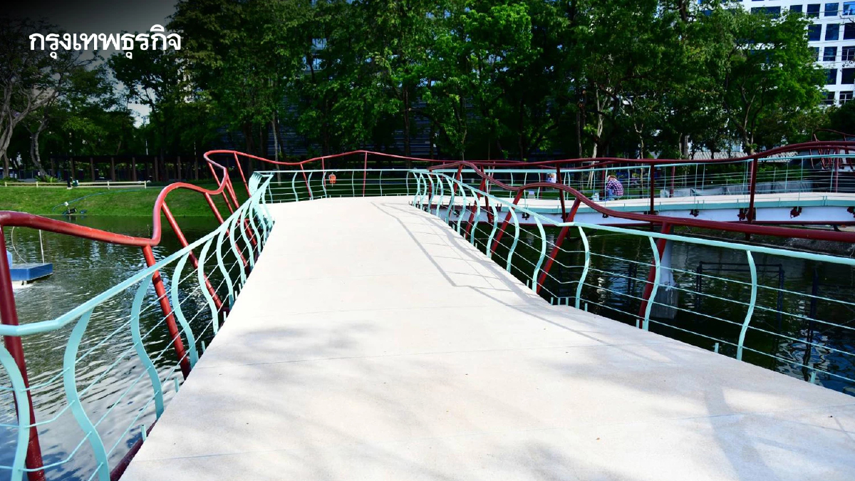 'สะพานเขียว' เชื่อมสวนลุมพินี-สวนเบญจกิติ เดิน-วิ่งยาวต่อเนื่อง เตรียมเปิด พ.ค.นี้