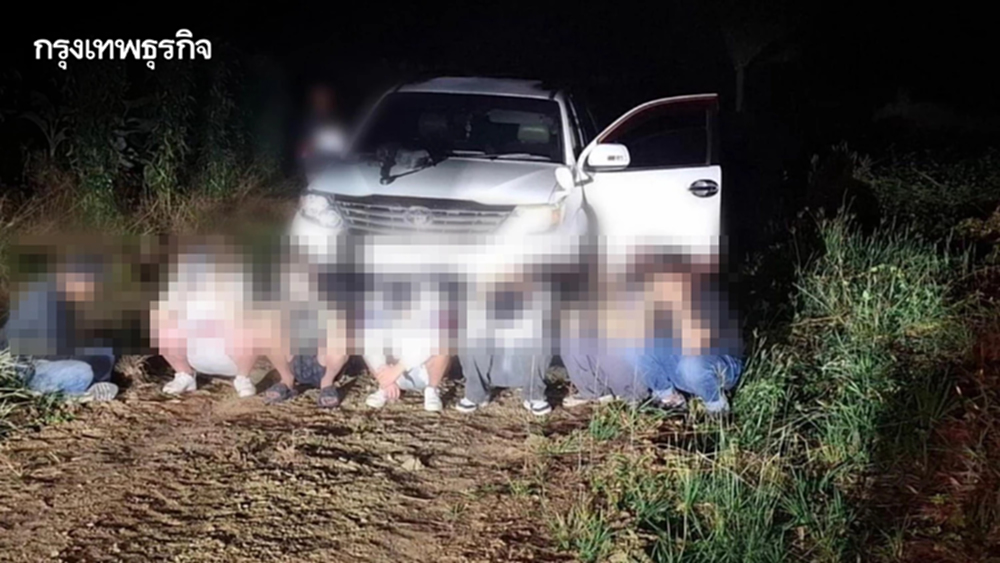 จับคาชายแดนจันทบุรี แก๊งคนไทยร่วมมือนายหน้าเขมร ลอบขนต่างด้าวชาวจีน 12 ราย